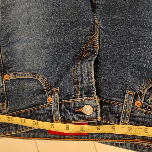 Levi's Dark Blue Denim Jeans - Picture 7 of 8